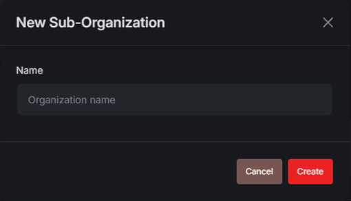 Sub-Organizations